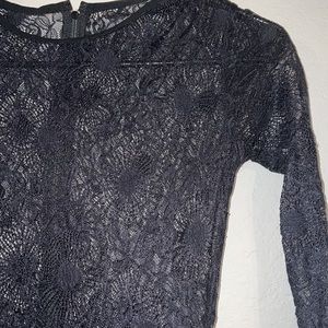 Black long sleeve dress